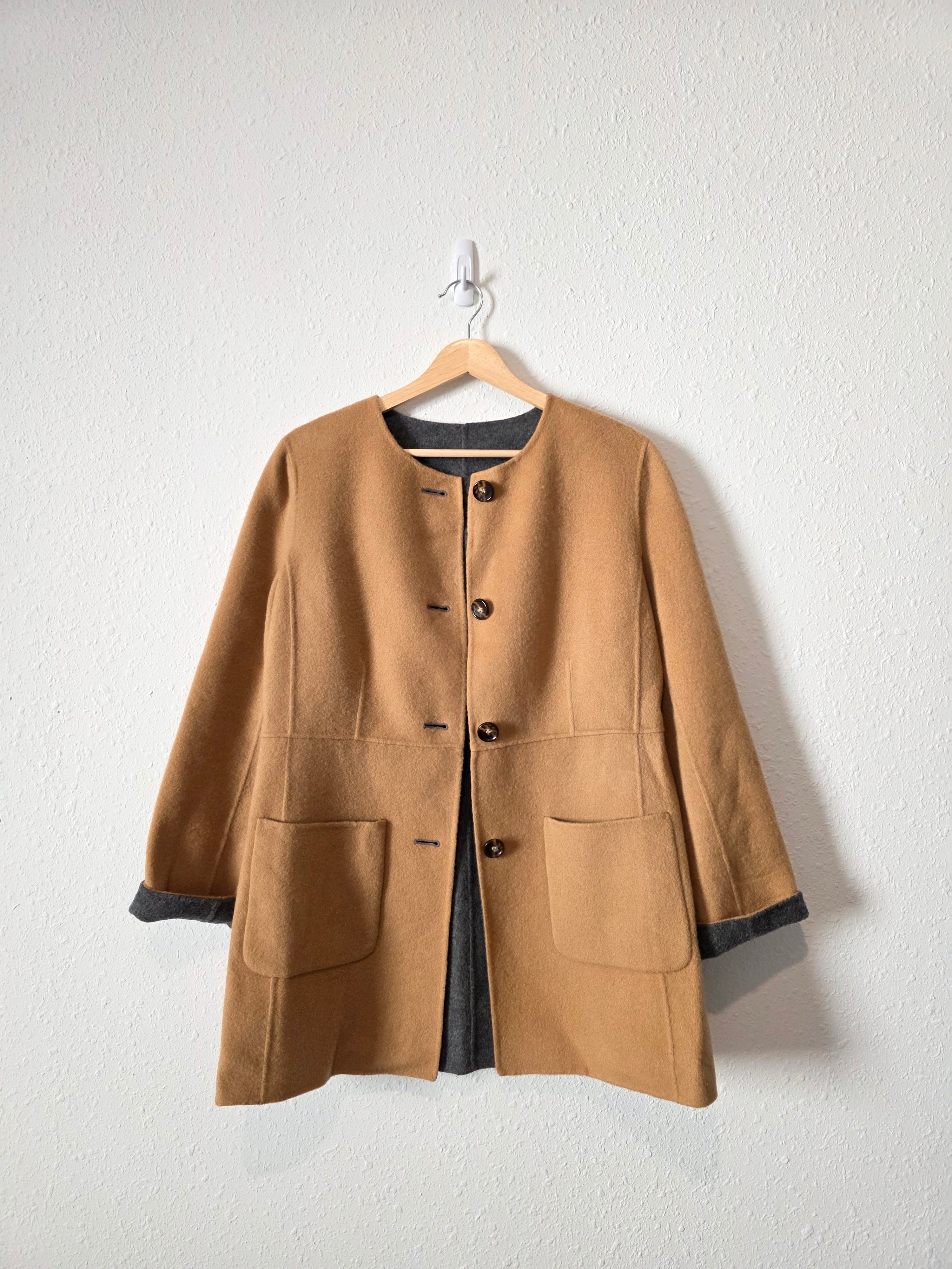 Ann Taylor Wool Blend Reversible Jacket (6)