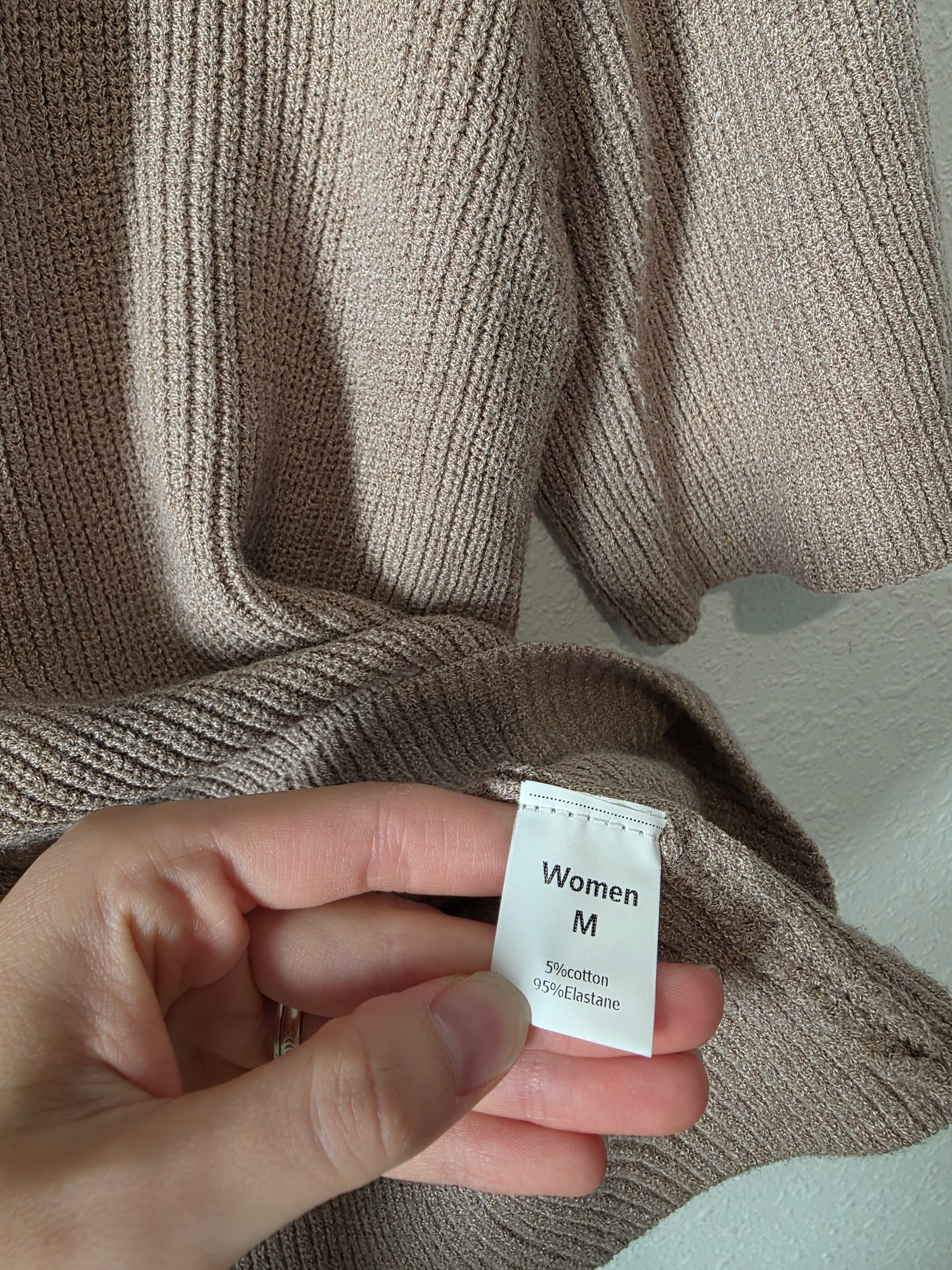 Button Up Short Sleeve Knit (M)