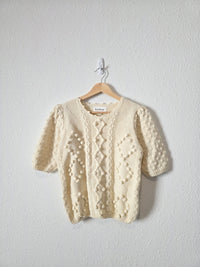 Heartloom Chunky Short Sleeve Sweater (S)