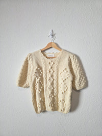 Heartloom Chunky Short Sleeve Sweater (S)