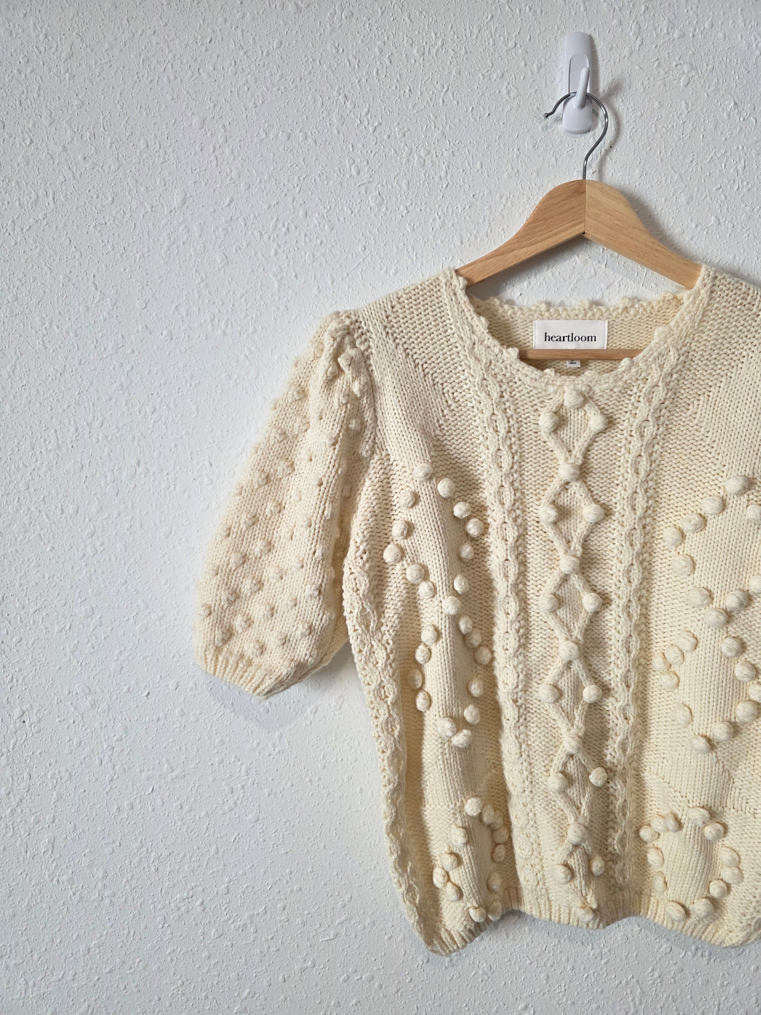 Heartloom Chunky Short Sleeve Sweater (S)