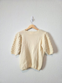 Heartloom Chunky Short Sleeve Sweater (S)