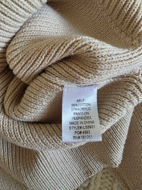In Loom Ribbed Mockneck Sweater (L)