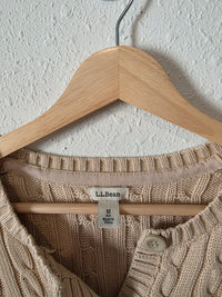 LL Bean Cotton Cable Knit Sweater (M)