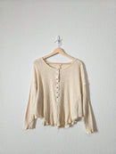 By Together Ribbed Henley Tee (S)