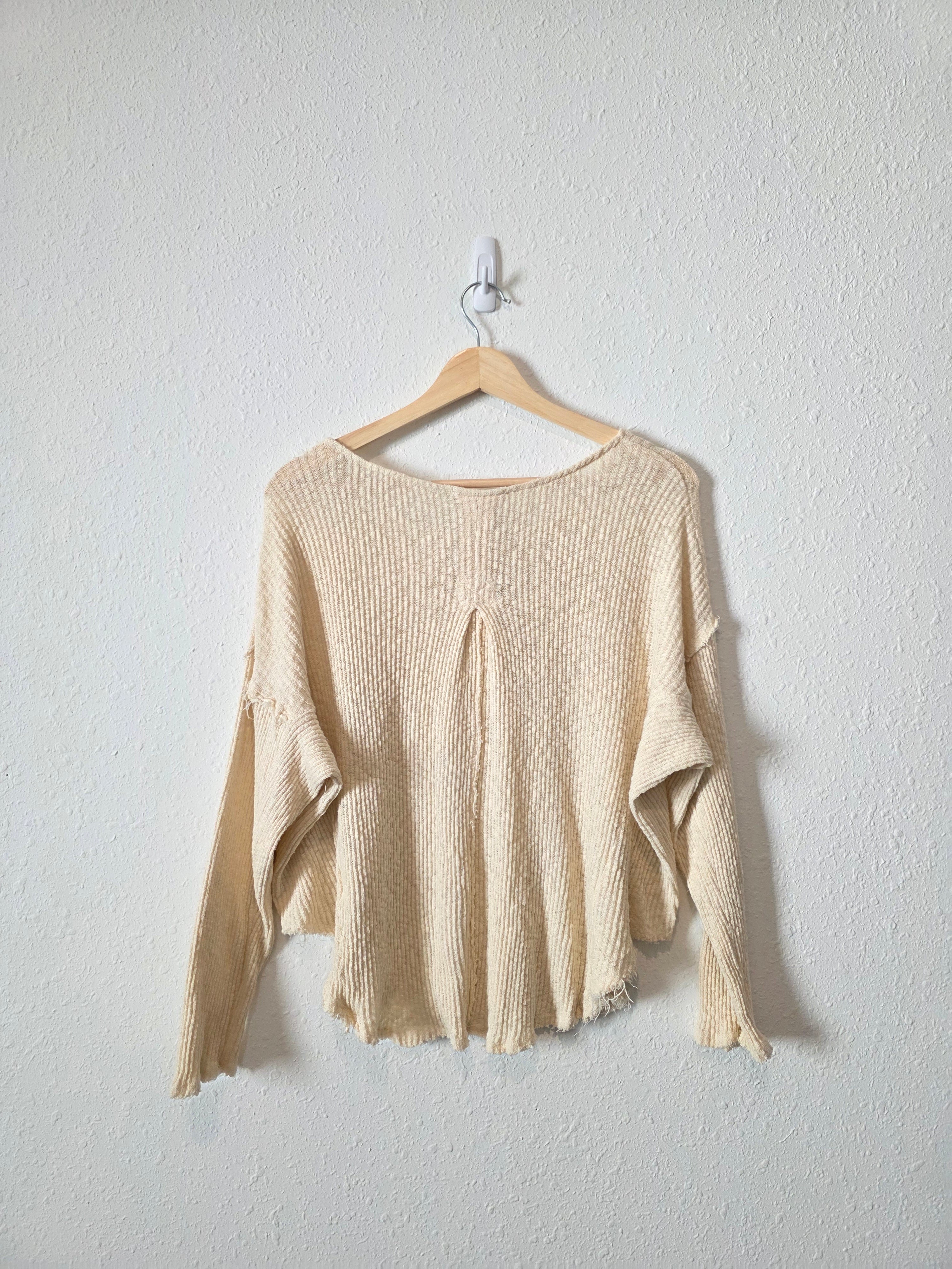 By Together Ribbed Henley Tee (S)