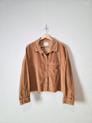 Brown Corduroy Button Up (M)