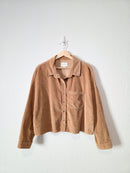 Brown Corduroy Button Up (M)