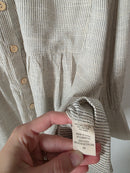 Cotton Linen Striped Tunic (M)