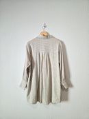 Cotton Linen Striped Tunic (M)