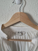 Madewell White Puff Sleeve Blouse (S)