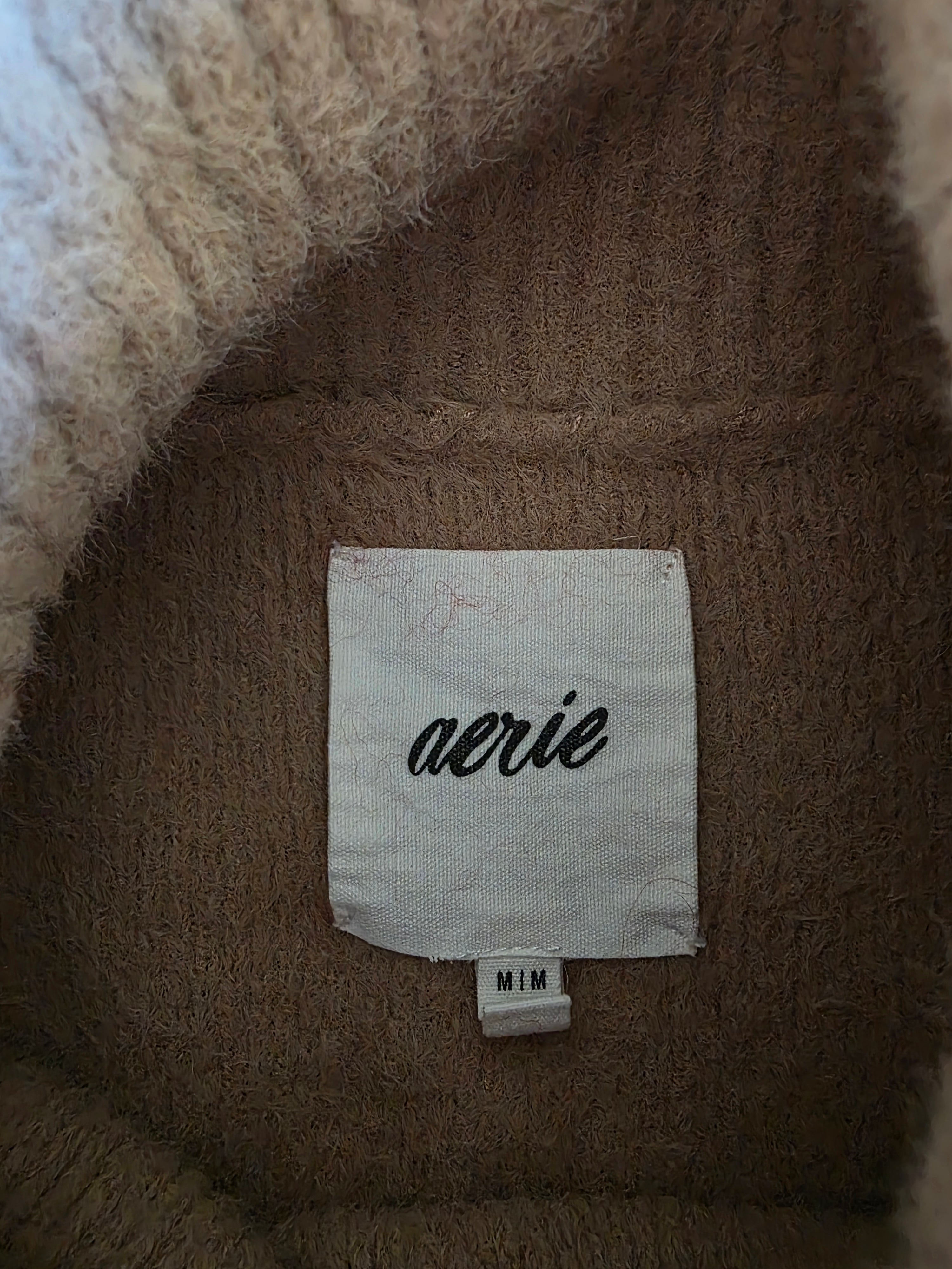 Aerie Fuzzy Turtleneck Sweater (M)