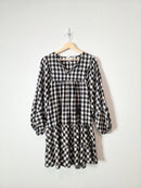 Hayden Checkered Cotton Mini Dress (S)