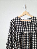 Hayden Checkered Cotton Mini Dress (S)