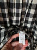 Hayden Checkered Cotton Mini Dress (S)