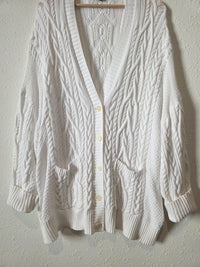 J.Crew Chunky Cable Knit Cardigan (3X)