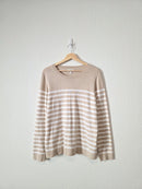 J.Crew Cozy Striped Sweater (L)
