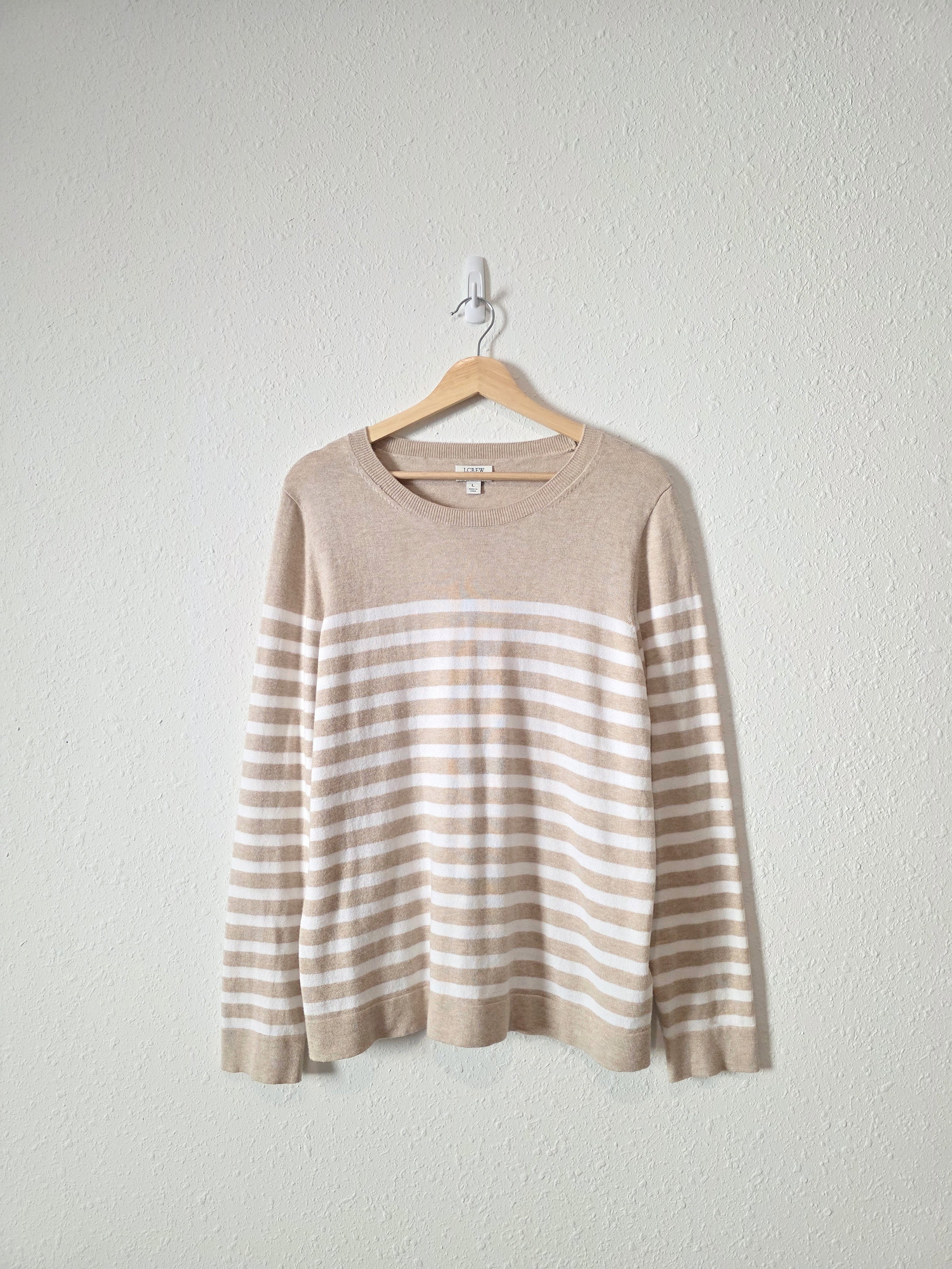 J.Crew Cozy Striped Sweater (L)
