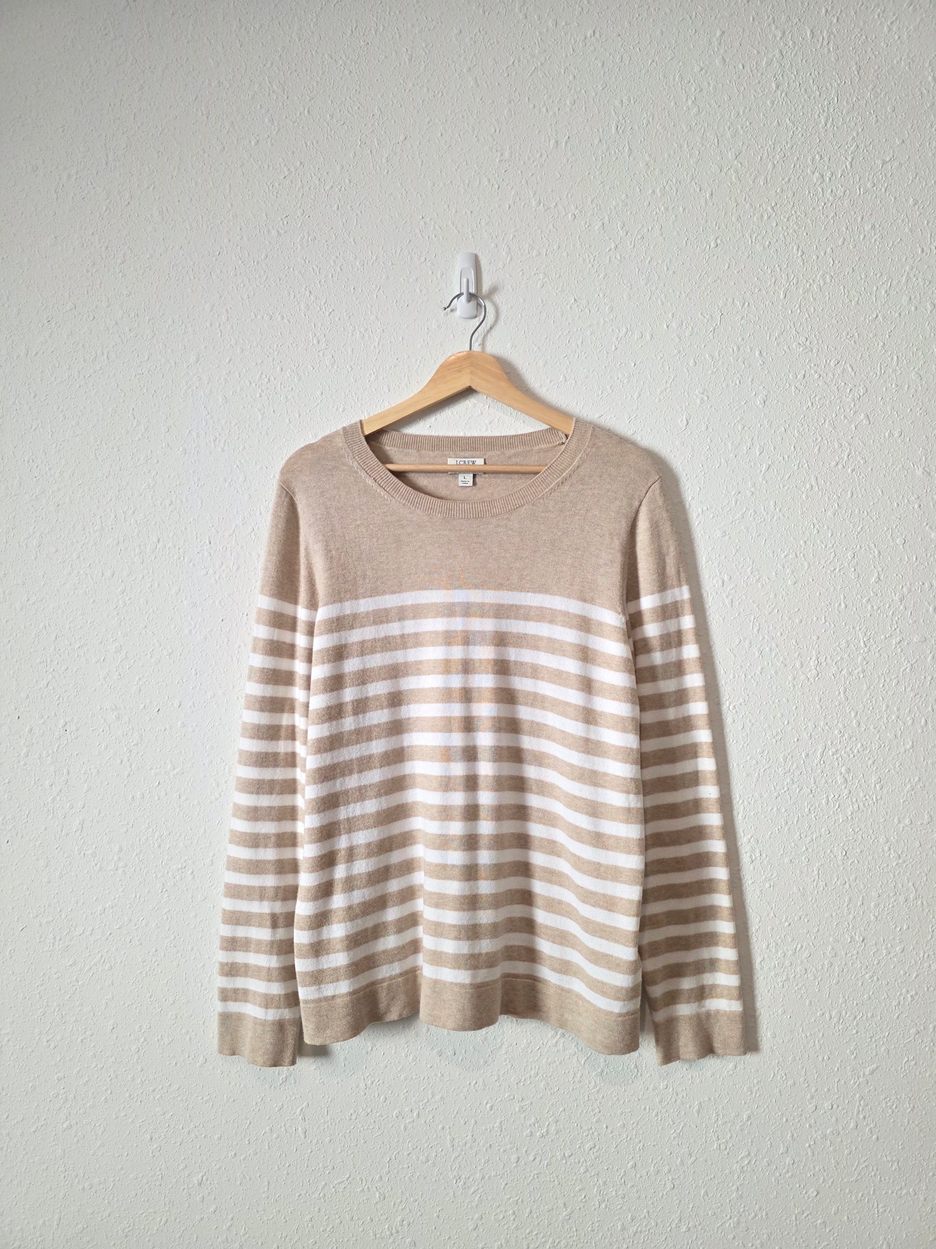 J.Crew Cozy Striped Sweater (L)