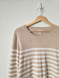 J.Crew Cozy Striped Sweater (L)