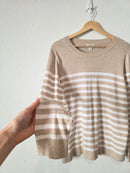 J.Crew Cozy Striped Sweater (L)