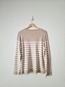 J.Crew Cozy Striped Sweater (L)