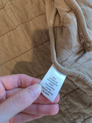 Neutral Quilted Zip Up Vest (1X)
