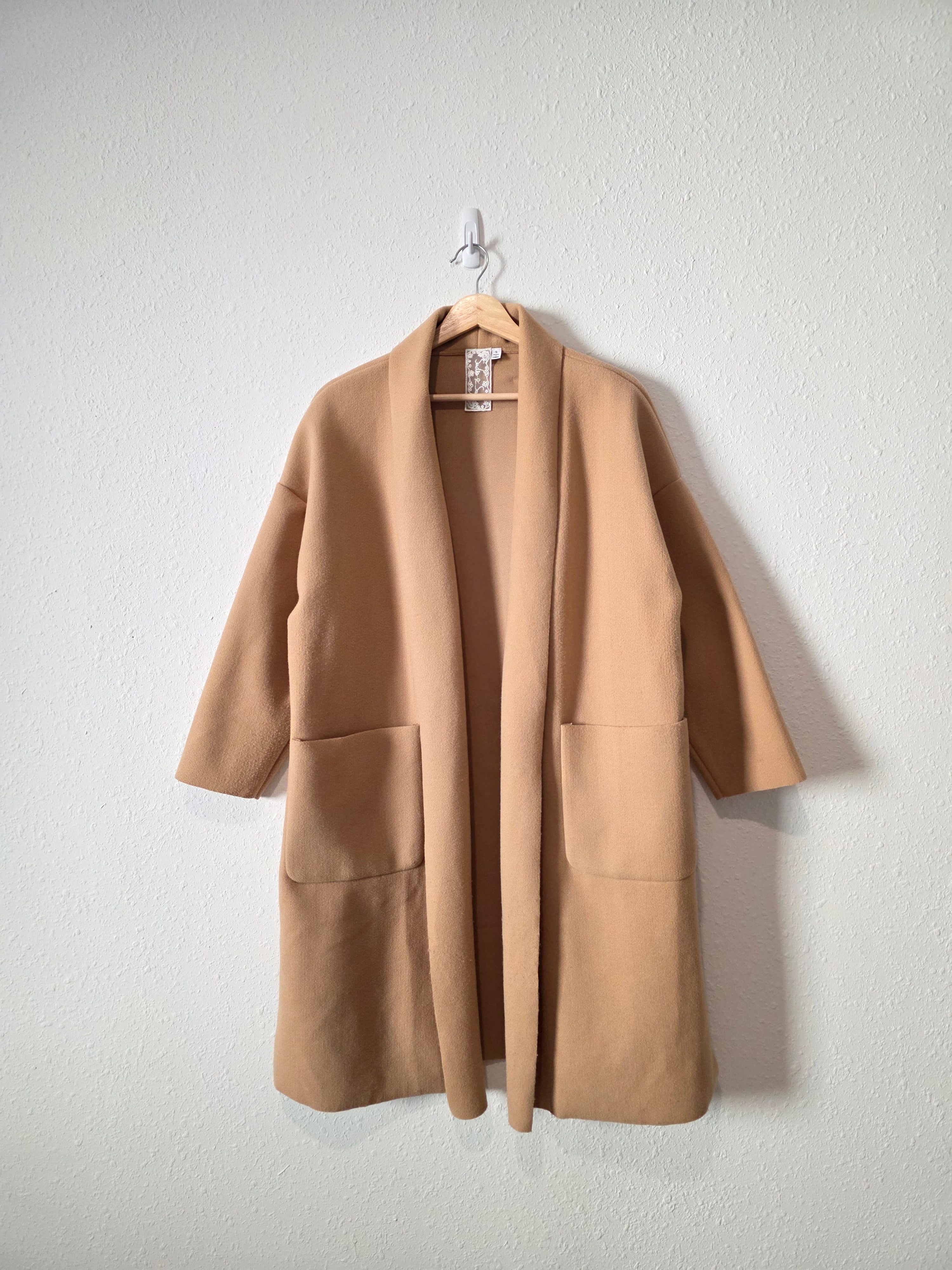 Sadie & Sage Camel Open Jacket (S)