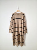 Grade & Gather Striped Midi Dress (S)