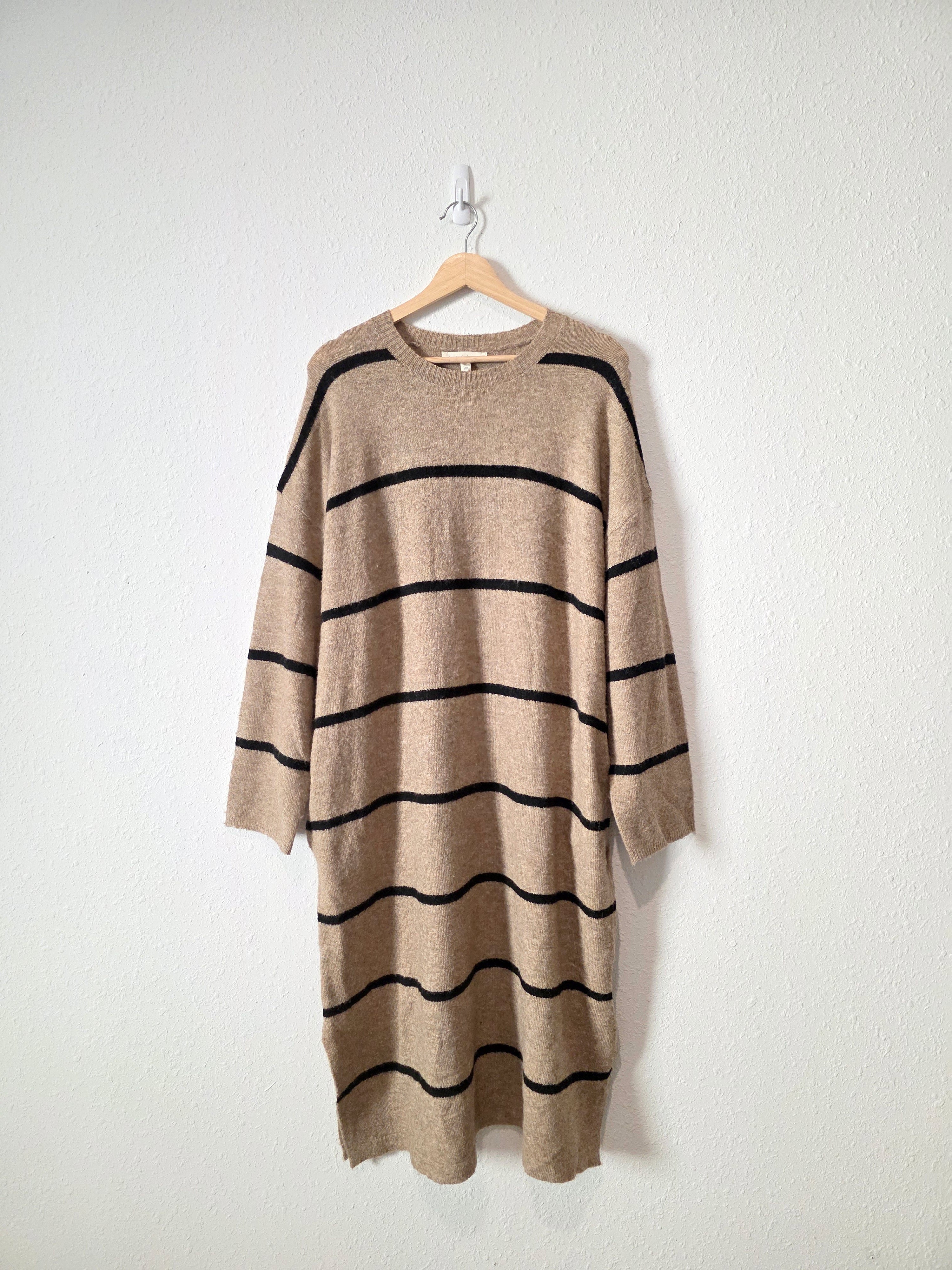 Grade & Gather Striped Midi Dress (S)