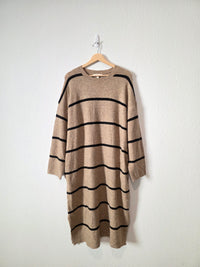 Grade & Gather Striped Midi Dress (S)