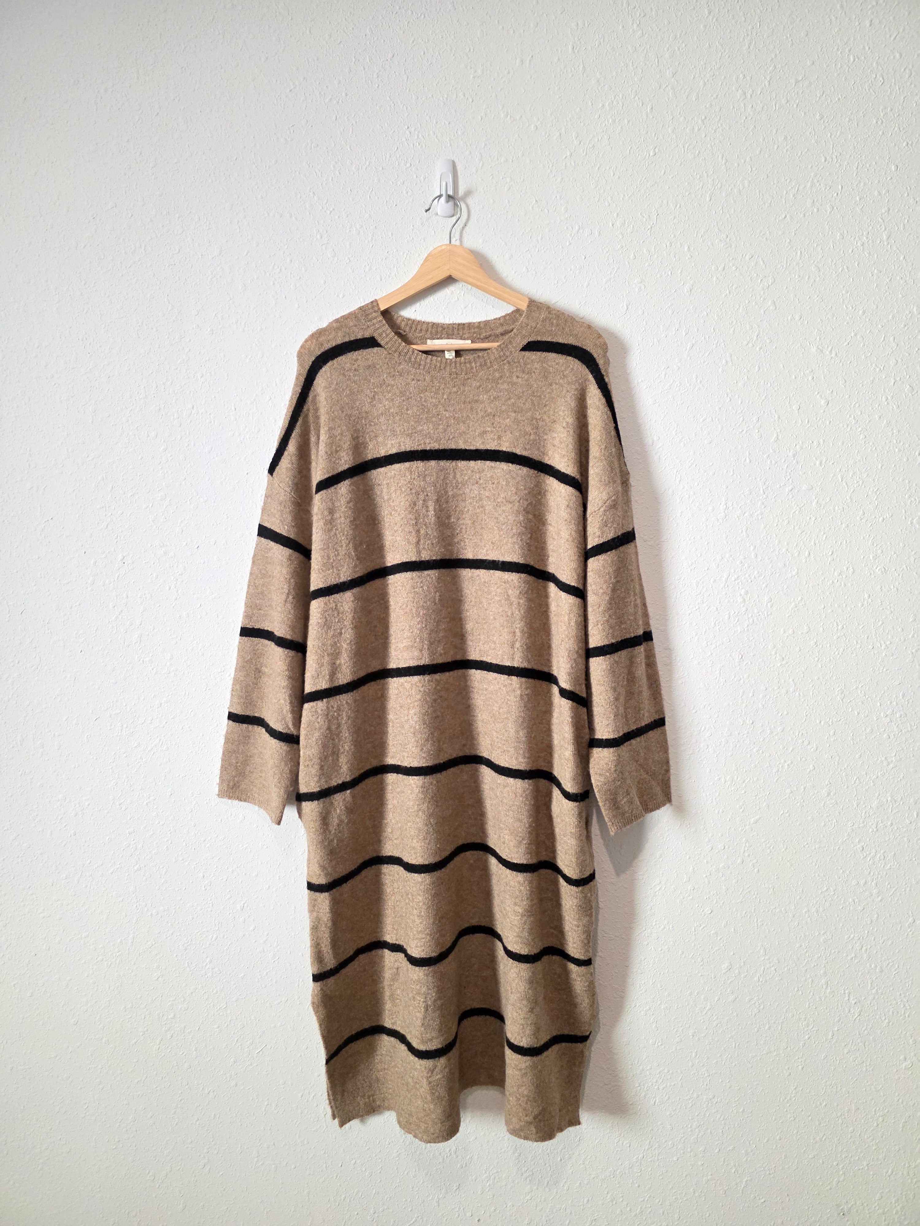 Grade & Gather Striped Midi Dress (S)