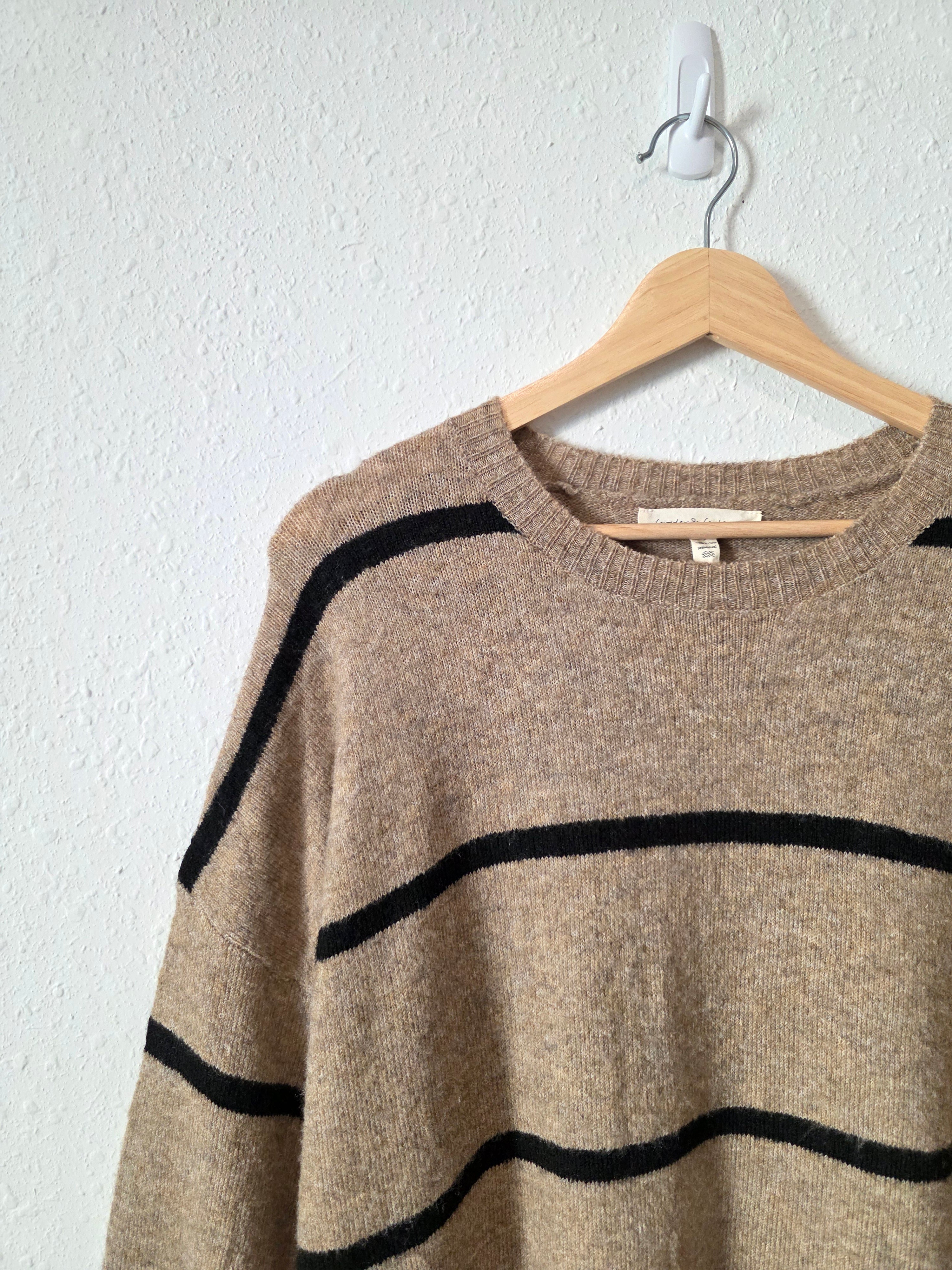Grade & Gather Striped Midi Dress (S)