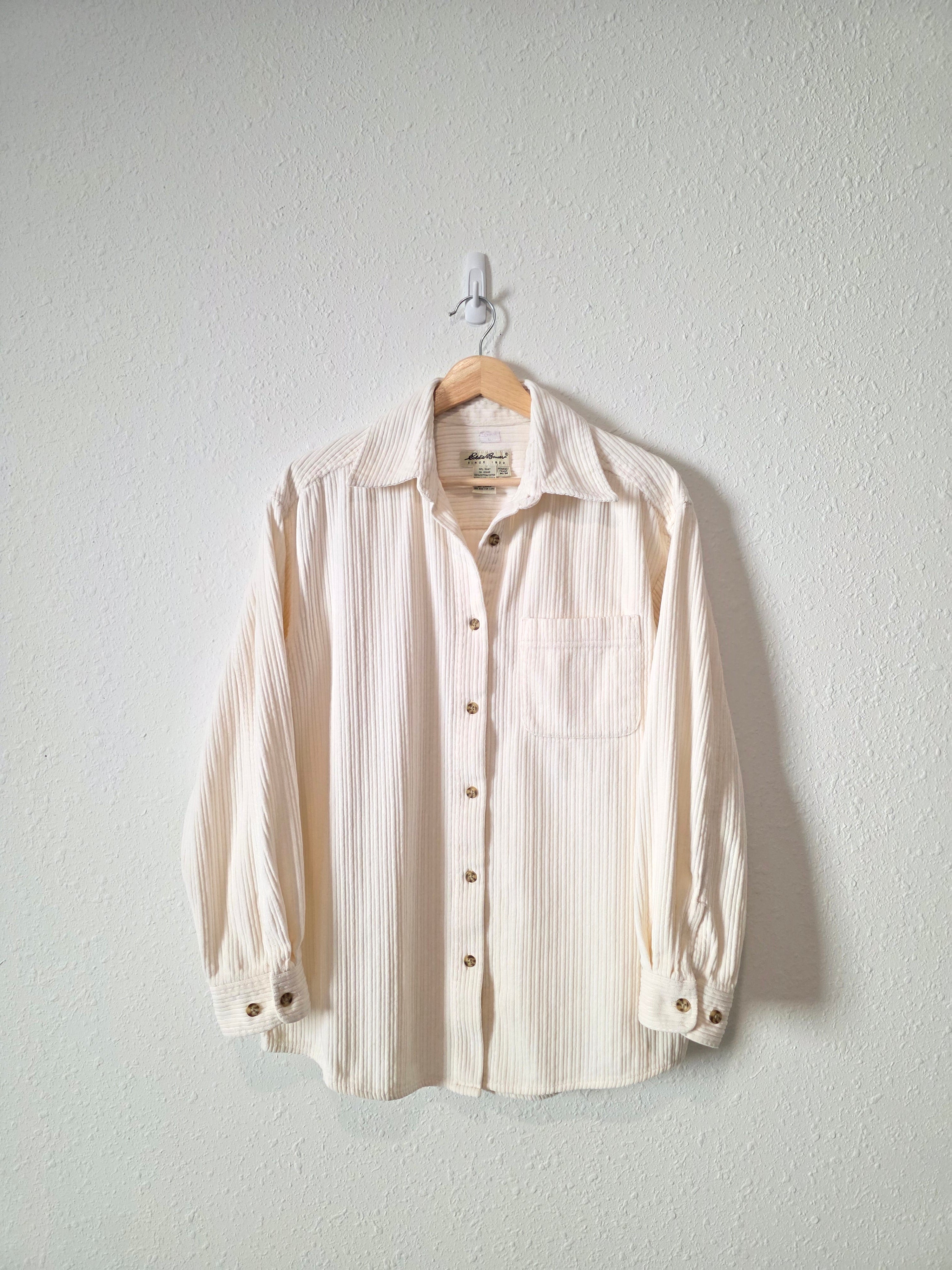 Vintage Eddie Bauer Corduroy Button Up (M)