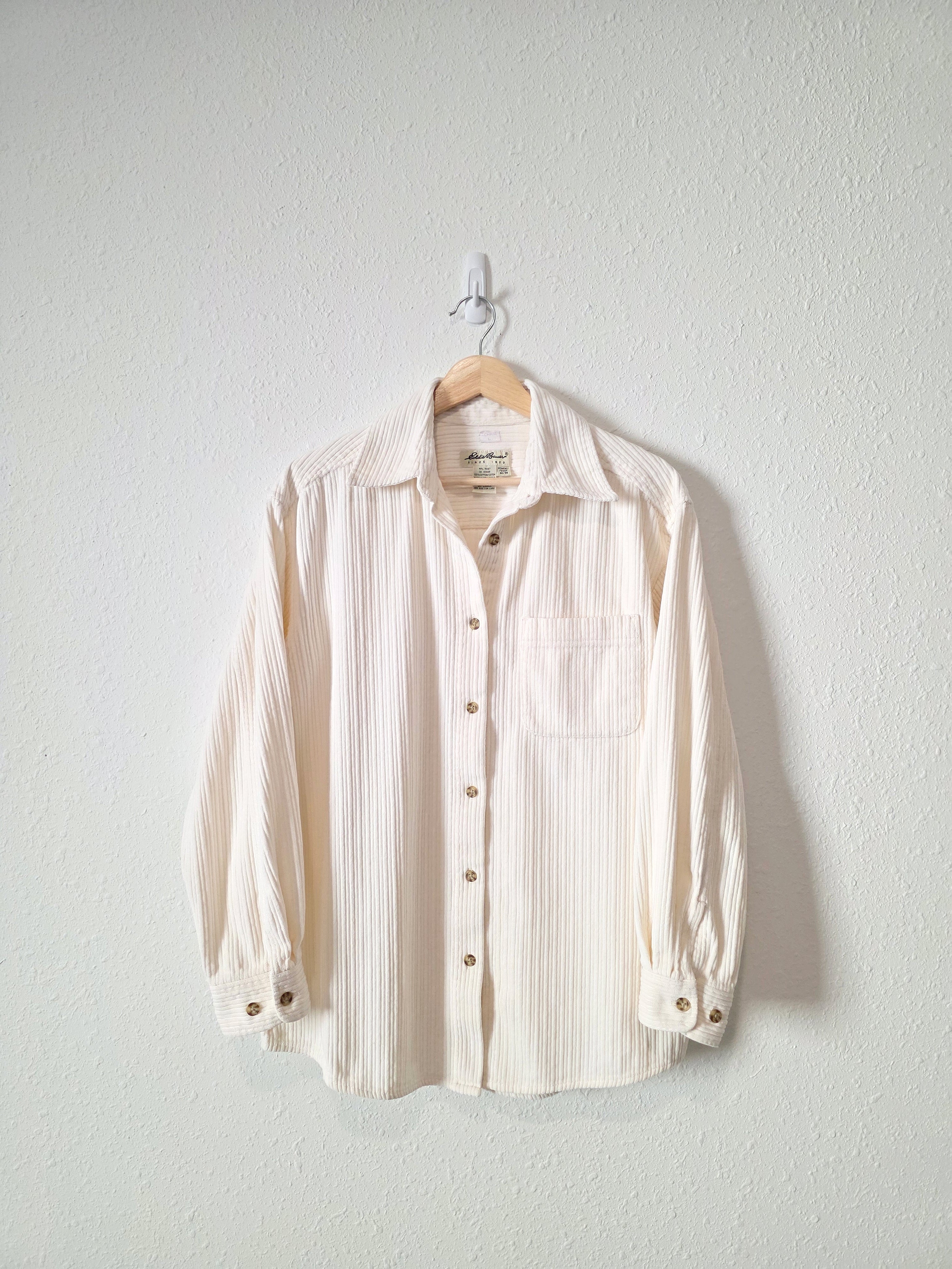 Vintage Eddie Bauer Corduroy Button Up (M)