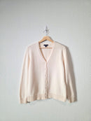 Vintage Lands End Cotton Cardigan Sweater (M)