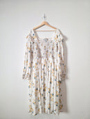 Jessakae Floral Smocked Maxi Dress (4X)