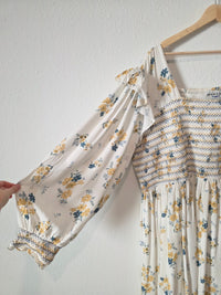 Jessakae Floral Smocked Maxi Dress (4X)