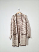 Carly Jean Striped Cozy Cardigan (XS/S)