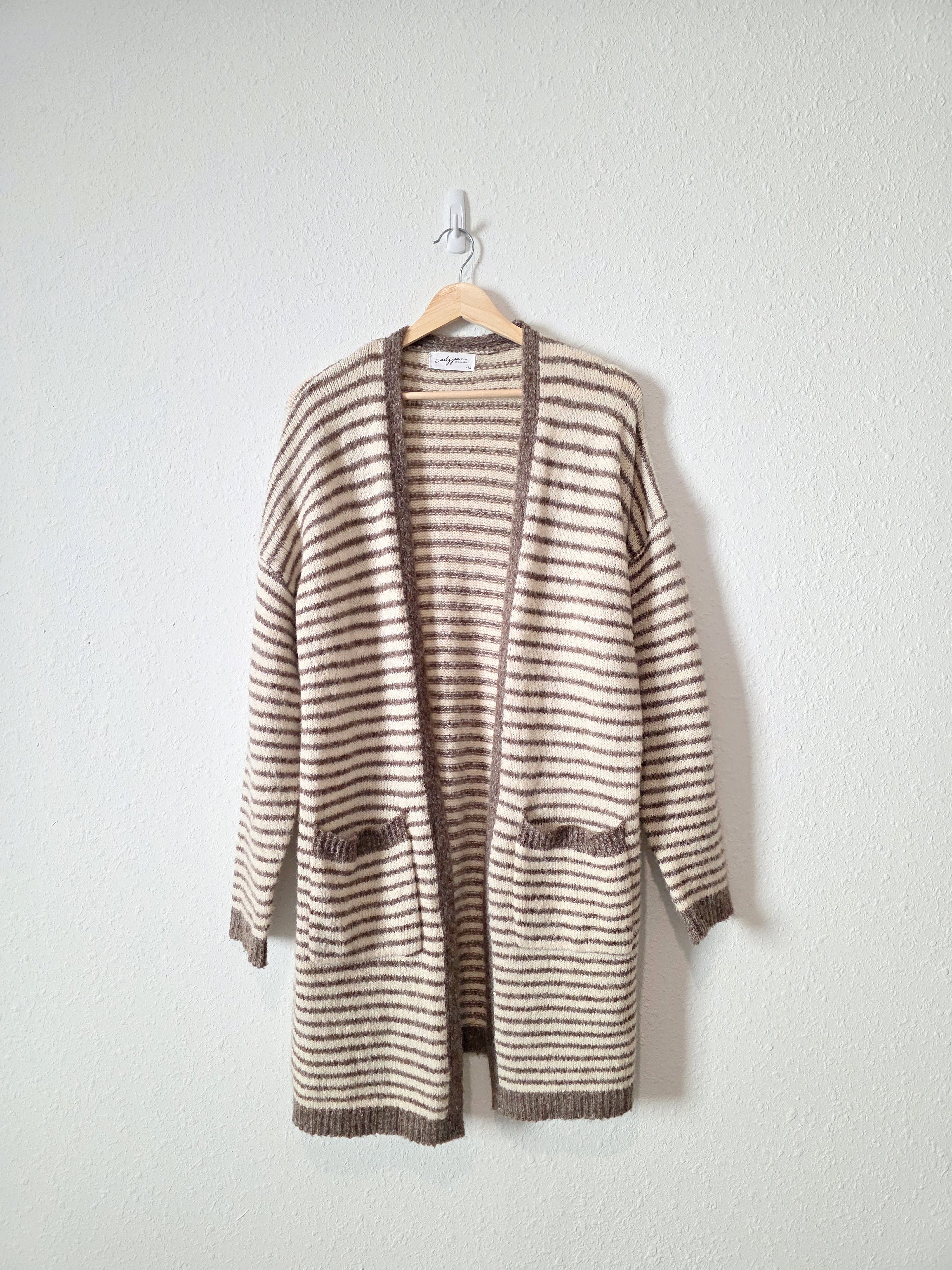 Carly Jean Striped Cozy Cardigan (XS/S)