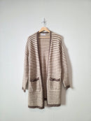 Carly Jean Striped Cozy Cardigan (XS/S)