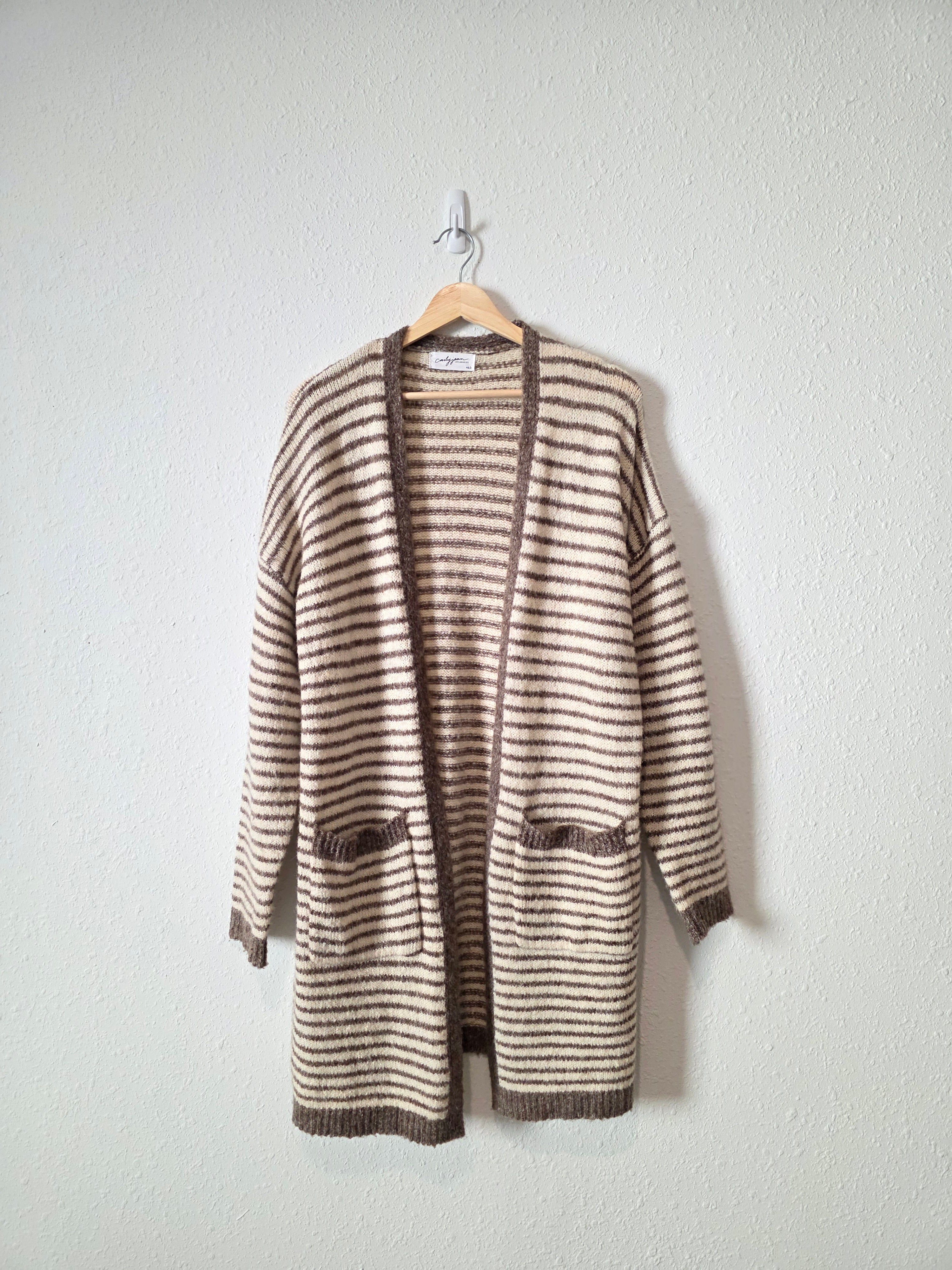 Carly Jean Striped Cozy Cardigan (XS/S)
