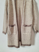 Carly Jean Striped Cozy Cardigan (XS/S)