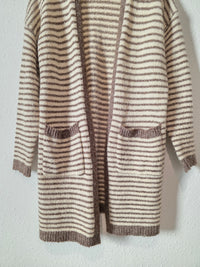 Carly Jean Striped Cozy Cardigan (XS/S)