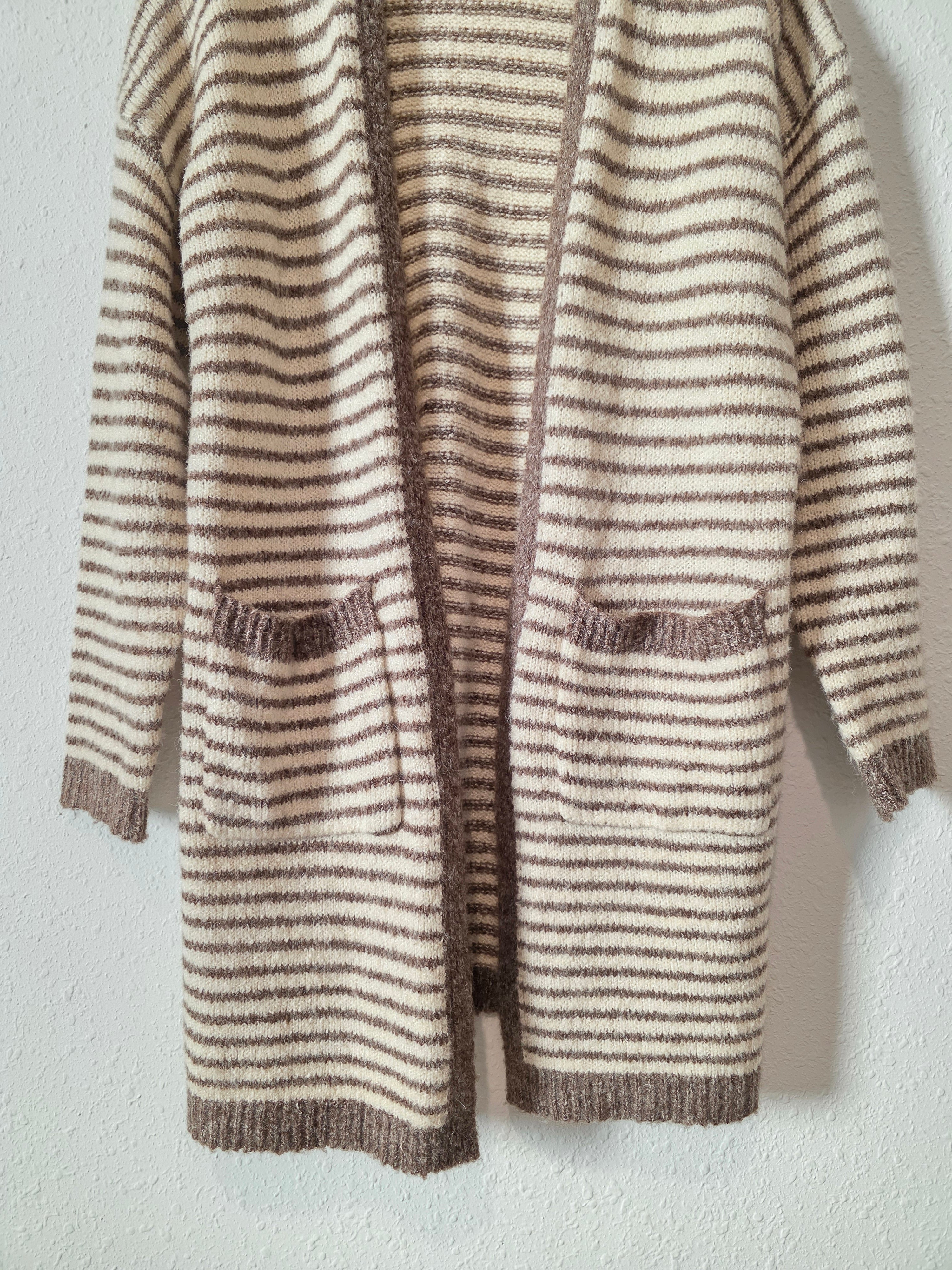 Carly Jean Striped Cozy Cardigan (XS/S)