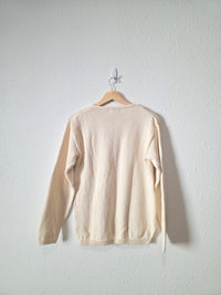 Vintage LL Bean Cotton Henley Sweater (M)
