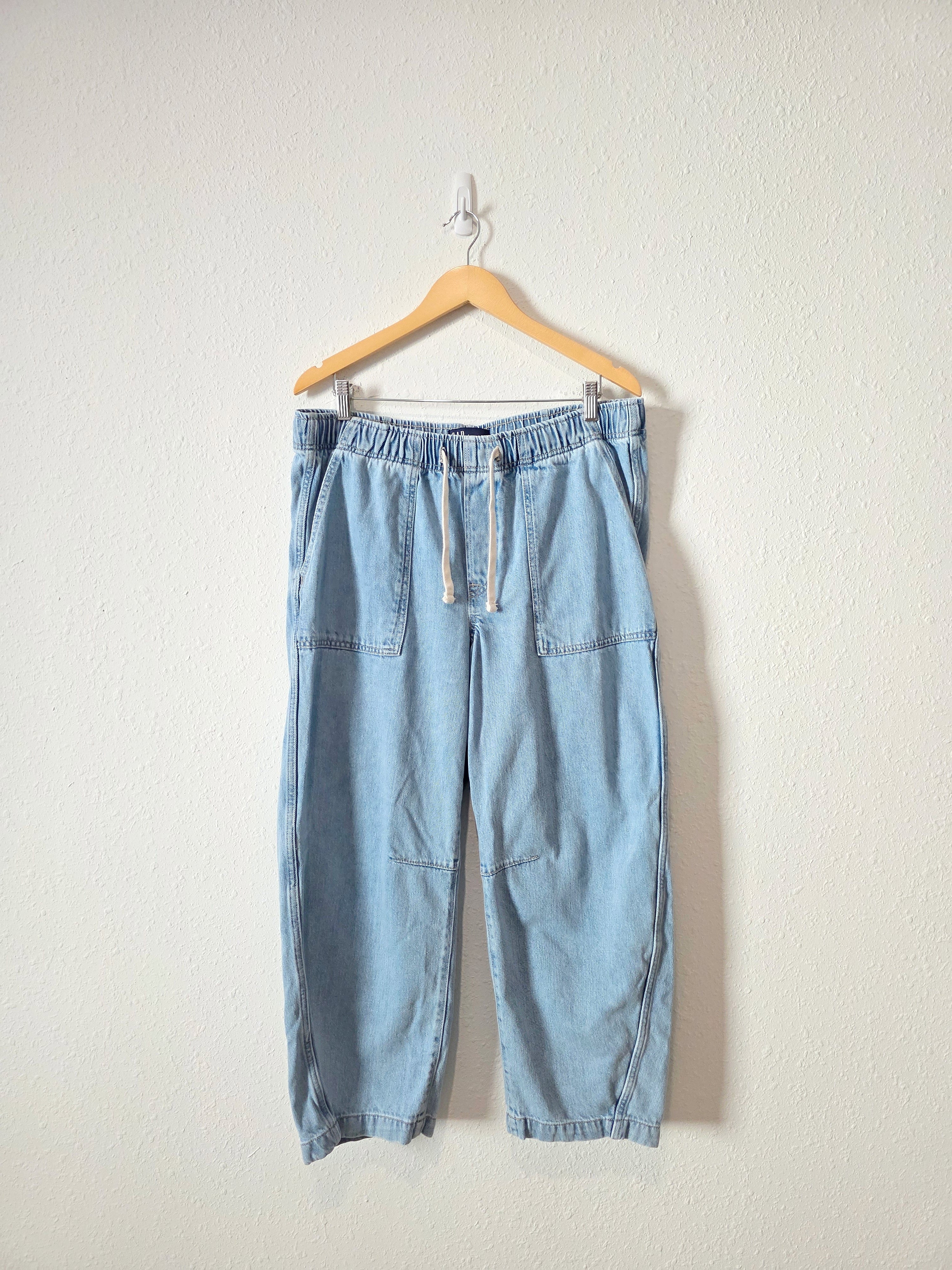 Gap Light Wash Easy Barrel Jeans (L)
