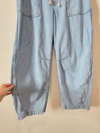 Gap Light Wash Easy Barrel Jeans (L)