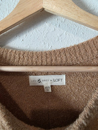 Lou & Grey Camel Cozy Sweater (XS/S)