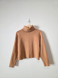 Lulus Camel Turtleneck Sweater (XS)